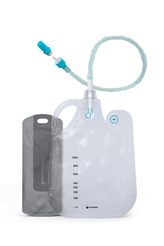 SpeediCath Flex Set with Catheter and Bag, 10 FR, 13"